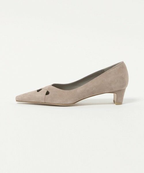 ODETTE E ODILE/オデット エ オディール ナロースクエアクロス パンプス40↓↑ BEIGE 25cm ODETTE E ODILE/オデット エ オディール ナロースクエアクロス パンプス40↓↑ BEIGE 25cm