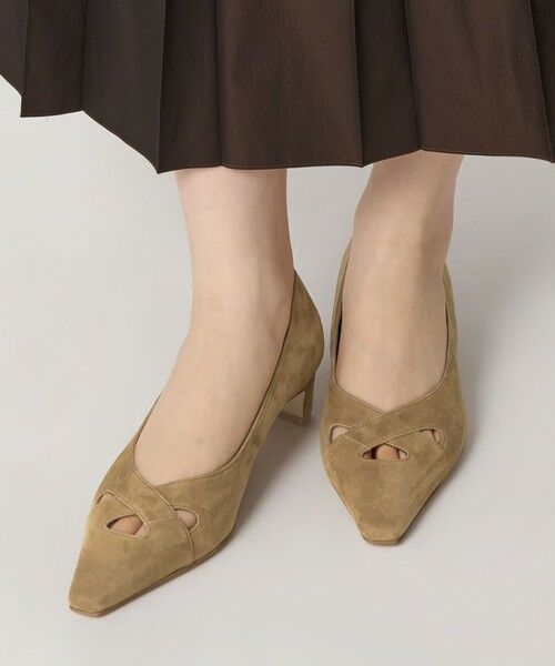 ODETTE E ODILE / オデット エ オディール パンプス | ナロースクエアクロス パンプス40↓↑ | 詳細8