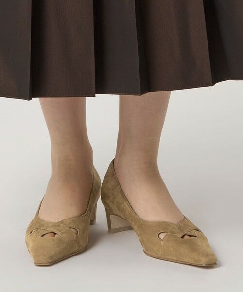 ODETTE E ODILE / オデット エ オディール パンプス | ナロースクエアクロス パンプス40↓↑ | 詳細9