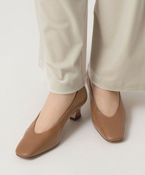 ODETTE E ODILE / オデット エ オディール パンプス | ソフトスクエアシャーリング パンプス45↑ | 詳細7