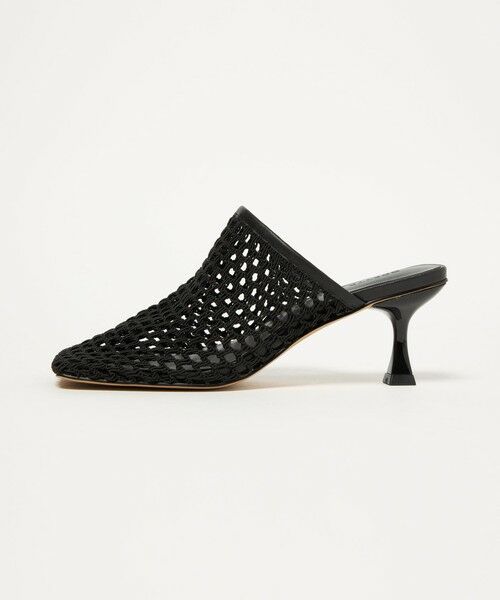 ODETTE E ODILE/オデット エ オディール ソフトネットミュール サンダル60↑ BLACK 23.5cm ODETTE E ODILE/オデット エ オディール ソフトネットミュール サンダル60↑ BLACK 23.5cm