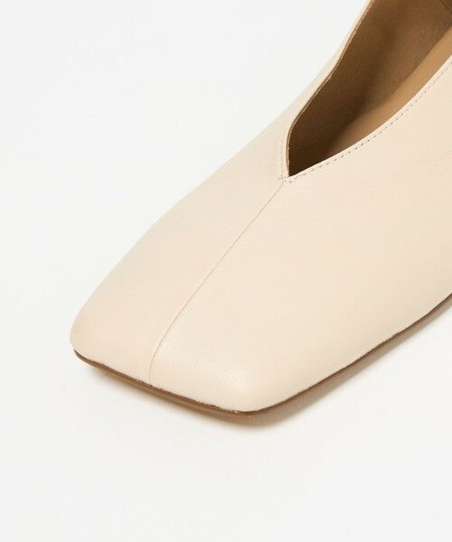 ODETTE E ODILE / オデット エ オディール フラットシューズ | オブリークスクエアトゥフラット15↓↑ | 詳細5