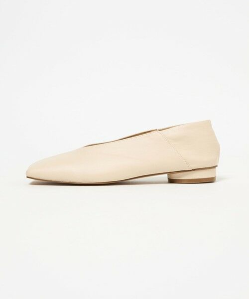 ODETTE E ODILE/オデット エ オディール オブリークスクエアトゥフラット15↓↑ OFF WHITE 22.5cm ODETTE E ODILE/オデット エ オディール オブリークスクエアトゥフラット15↓↑ OFF WHITE 22.5cm