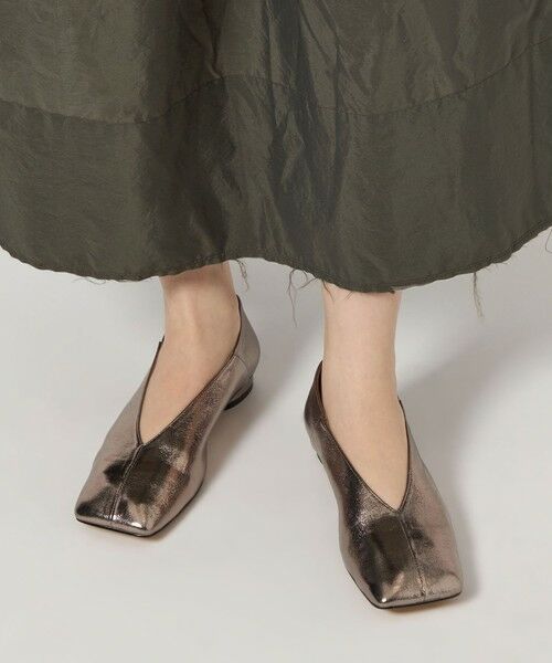 ODETTE E ODILE / オデット エ オディール フラットシューズ | オブリークスクエアトゥフラット15↓↑ | 詳細9