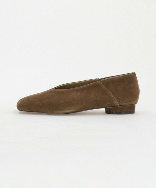 ODETTE E ODILE/オデット エ オディール オブリークスクエアトゥフラット15↓↑ MD. BROWN 23.5cm ODETTE E ODILE/オデット エ オディール オブリークスクエアトゥフラット15↓↑ MD. BROWN 23.5cm