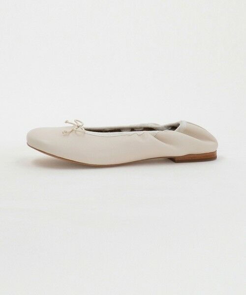 ODETTE E ODILE/オデット エ オディール シャーリングバレエ フラット10↑ OFF WHITE 24.5cm ODETTE E ODILE/オデット エ オディール シャーリングバレエ フラット10↑ OFF WHITE 24.5cm