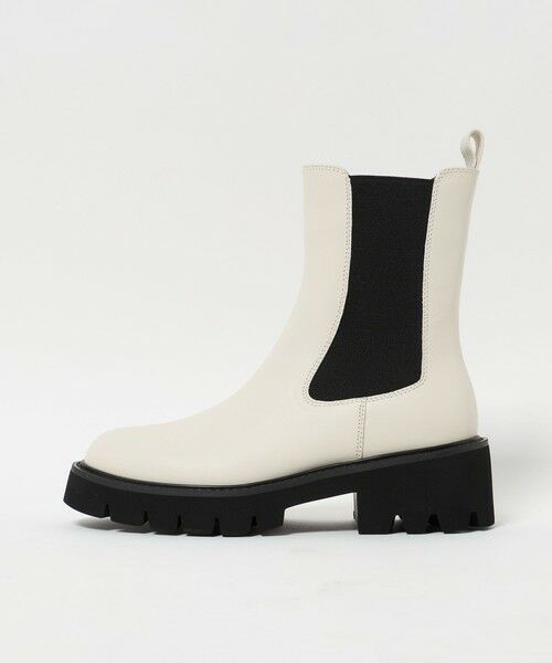 ODETTE E ODILE/オデット エ オディール チェルシー ショートブーツ55↑ OFF WHITE 24.5cm ODETTE E ODILE/オデット エ オディール チェルシー ショートブーツ55↑ OFF WHITE 24.5cm