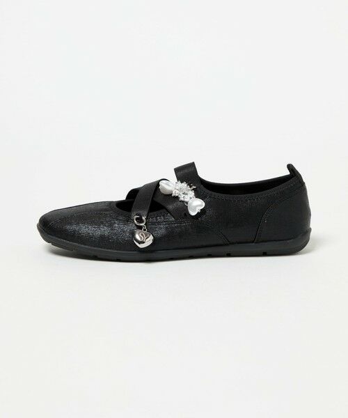 ODETTE E ODILE/オデット エ オディール <SY> チャームバレエ フラット20↑ BLACK 24cm ODETTE E ODILE/オデット エ オディール <SY> チャームバレエ フラット20↑ BLACK 24cm