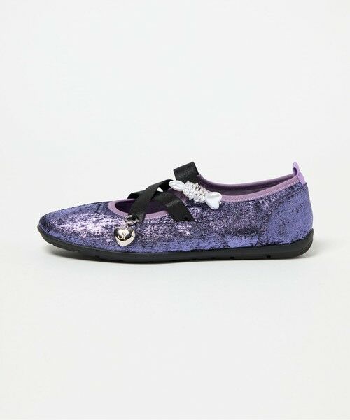 ODETTE E ODILE/オデット エ オディール <SY> チャームバレエ フラット20↑ PURPLE 24.5cm ODETTE E ODILE/オデット エ オディール <SY> チャームバレエ フラット20↑ PURPLE 24.5cm