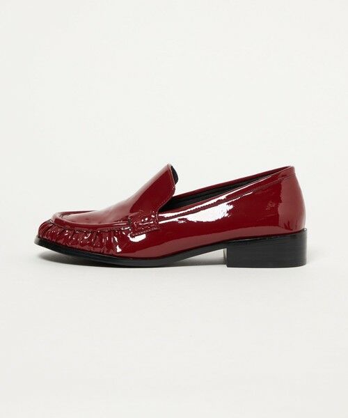 ODETTE E ODILE/オデット エ オディール <SY> オブリークローファー フラット30↑ RED 23cm ODETTE E ODILE/オデット エ オディール <SY> オブリークローファー フラット30↑ RED 23cm