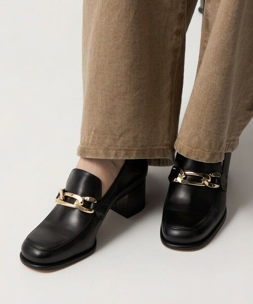 ODETTE E ODILE / オデット エ オディール パンプス | チェーンヒールアップローファーパンプス55↑ | 詳細1