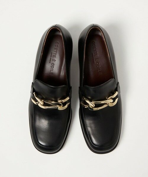 ODETTE E ODILE / オデット エ オディール パンプス | チェーンヒールアップローファーパンプス55↑ | 詳細4