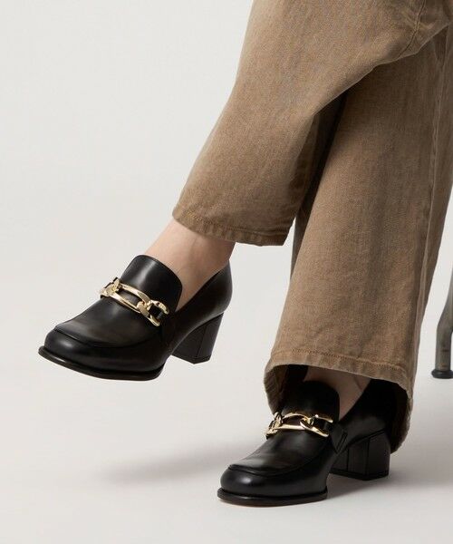 ODETTE E ODILE / オデット エ オディール パンプス | チェーンヒールアップローファーパンプス55↑ | 詳細2