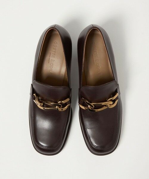 ODETTE E ODILE / オデット エ オディール パンプス | チェーンヒールアップローファーパンプス55↑ | 詳細12