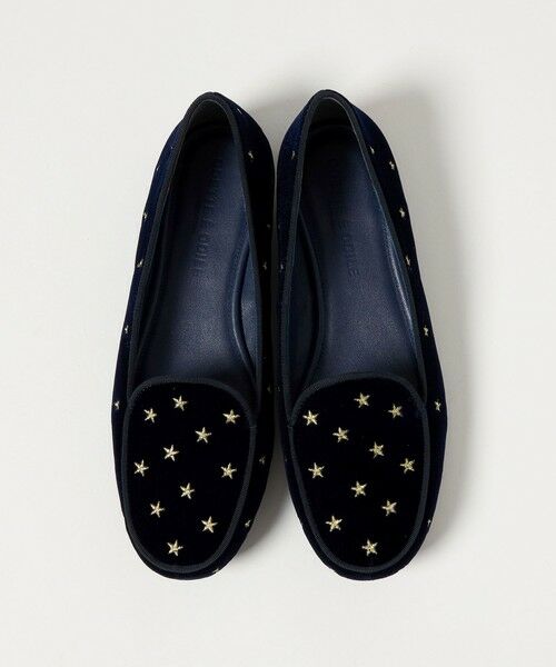 ODETTE E ODILE/オデット エ オディール ラウンドモカ フラット15↑ NAVY 23.5cm ODETTE E ODILE/オデット エ オディール ラウンドモカ フラット15↑ NAVY 23.5cm