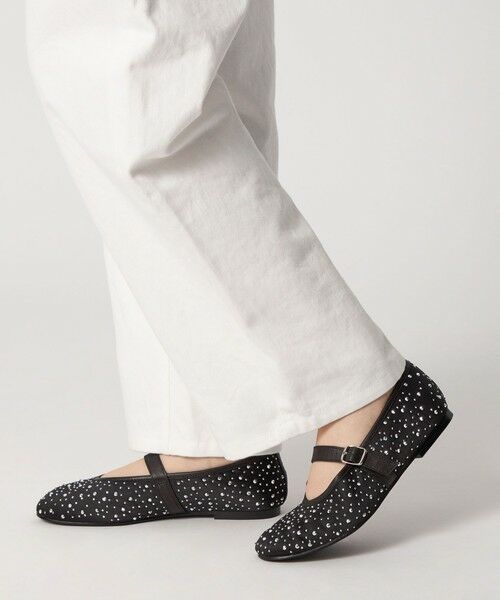 ODETTE E ODILE / オデット エ オディール フラットシューズ | サテンビジュー フラット10↑ | 詳細2