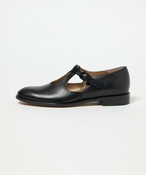 ODETTE E ODILE/オデット エ オディール ダブルTストラップ フラット25↑ BLACK 23.5cm ODETTE E ODILE/オデット エ オディール ダブルTストラップ フラット25↑ BLACK 23.5cm