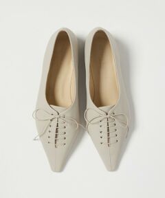 ODETTE E ODILE / オデット エ オディール フラットシューズ | ナローレースアップ フラット20↑