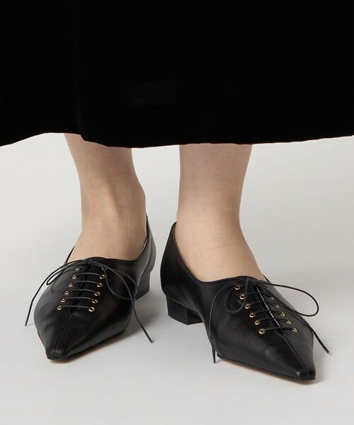 ODETTE E ODILE / オデット エ オディール フラットシューズ | ナローレースアップ フラット20↑ | 詳細2