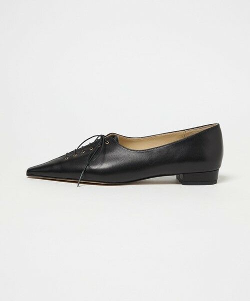 ODETTE E ODILE/オデット エ オディール ナローレースアップ フラット20↑ BLACK 23cm ODETTE E ODILE/オデット エ オディール ナローレースアップ フラット20↑ BLACK 23cm