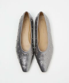 ODETTE E ODILE / オデット エ オディール フラットシューズ | メタルドット フラット10↑
