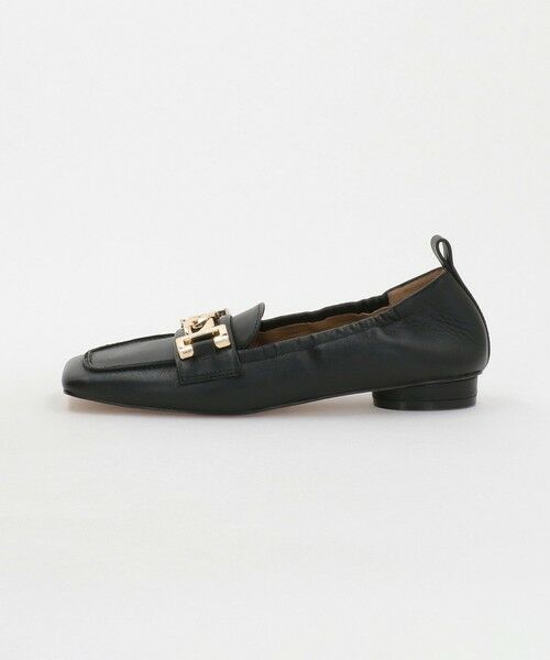 ODETTE E ODILE/オデット エ オディール ギャザービットモカ フラット15↑ BLACK 23.5cm ODETTE E ODILE/オデット エ オディール ギャザービットモカ フラット15↑ BLACK 23.5cm