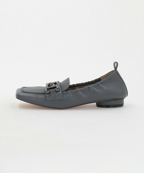 ODETTE E ODILE/オデット エ オディール ギャザービットモカ フラット15↑ MD. GRAY 22.5cm ODETTE E ODILE/オデット エ オディール ギャザービットモカ フラット15↑ MD. GRAY 22.5cm