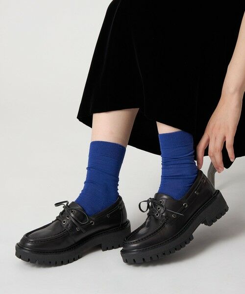 ODETTE E ODILE / オデット エ オディール フラットシューズ | レースアップモカシン フラット45↑ | 詳細4