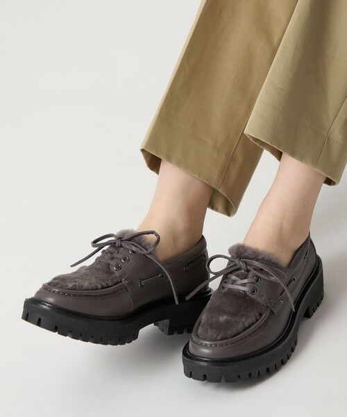 ODETTE E ODILE / オデット エ オディール フラットシューズ | レースアップモカシン フラット45↑ | 詳細12