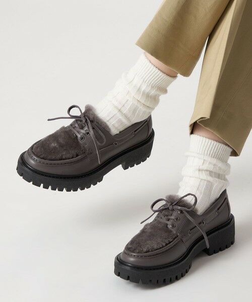 ODETTE E ODILE / オデット エ オディール フラットシューズ | レースアップモカシン フラット45↑ | 詳細14