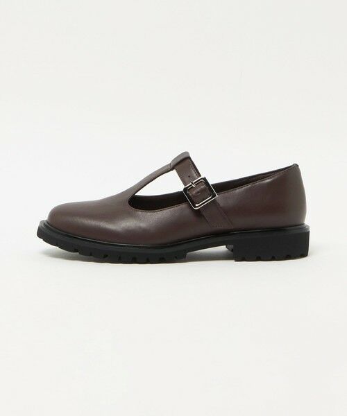 ODETTE E ODILE/オデット エ オディール Tストラップタンクソール フラット30↑ DK. BROWN 24cm ODETTE E ODILE/オデット エ オディール Tストラップタンクソール フラット30↑ DK. BROWN 24cm
