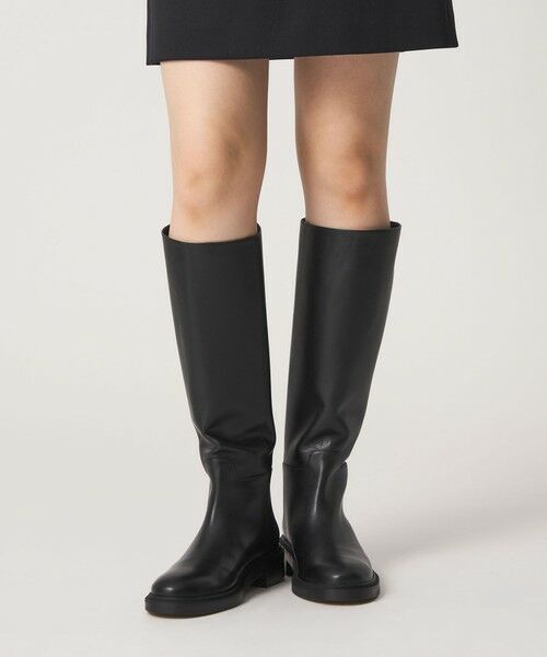 ODETTE E ODILE / オデット エ オディール ブーツ（ロング丈） | バックジップジョッキー ロングブーツ40↑ | 詳細1