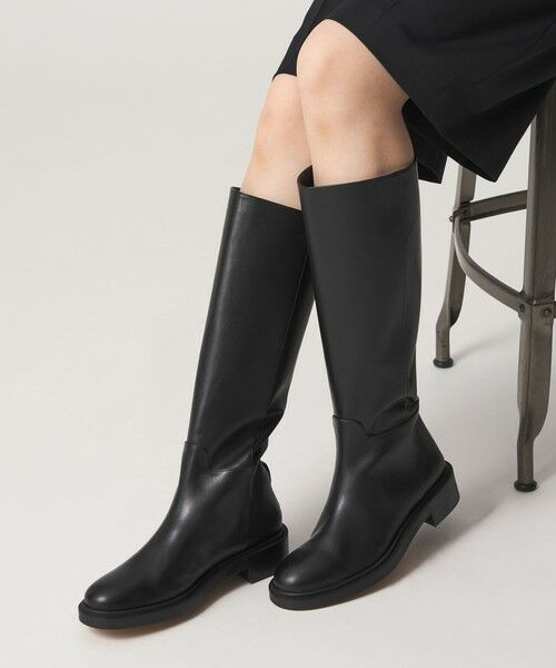 ODETTE E ODILE / オデット エ オディール ブーツ（ロング丈） | バックジップジョッキー ロングブーツ40↑ | 詳細5