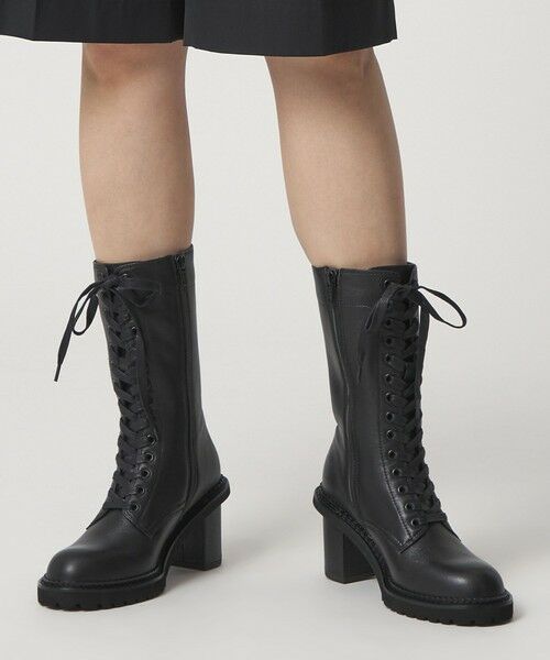 ODETTE E ODILE / オデット エ オディール ブーツ（ショート丈） | レースアップヒール ショートブーツ80↑ | 詳細1