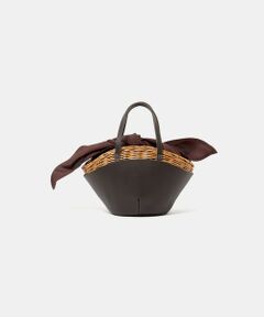 Bibiy ブラック かごバッグ studio CLIP かごバッグ カゴバッグ 「daily CLIP」レース編み