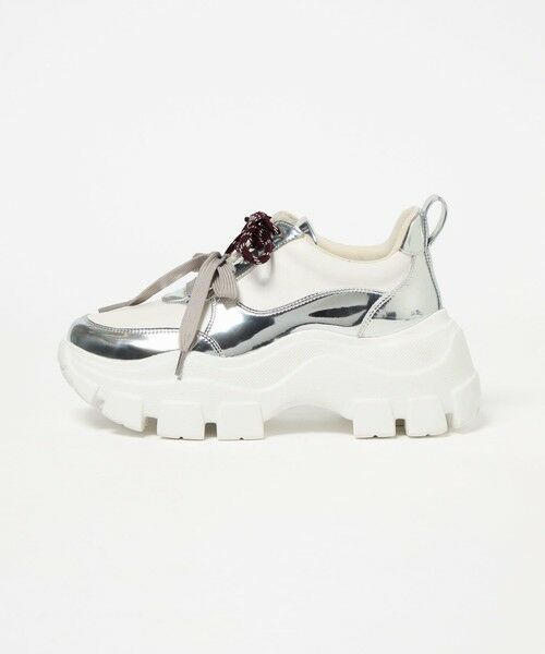 ODETTE E ODILE/オデット エ オディール <SY> Wシューレース スニーカー70 SILVER 23.5cm(M) ODETTE E ODILE/オデット エ オディール <SY> Wシューレース スニーカー70 SILVER 23.5cm(M)
