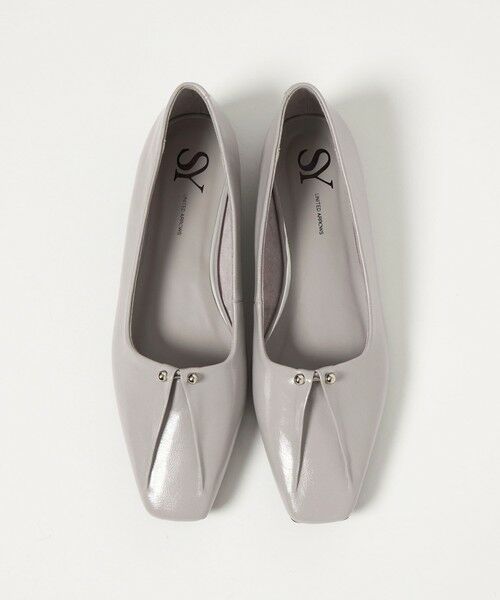 ODETTE E ODILE/オデット エ オディール <SY> メタルバータック フラット15↑ LT. GRAY 23.5cm ODETTE E ODILE/オデット エ オディール <SY> メタルバータック フラット15↑ LT. GRAY 23.5cm