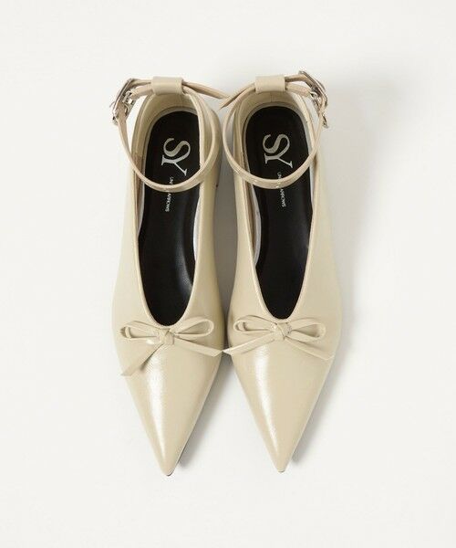 ODETTE E ODILE/オデット エ オディール <SY> ポインテッドリボンベルト フラット15↑ OFF WHITE 23cm ODETTE E ODILE/オデット エ オディール <SY> ポインテッドリボンベルト フラット15↑ OFF WHITE 23cm