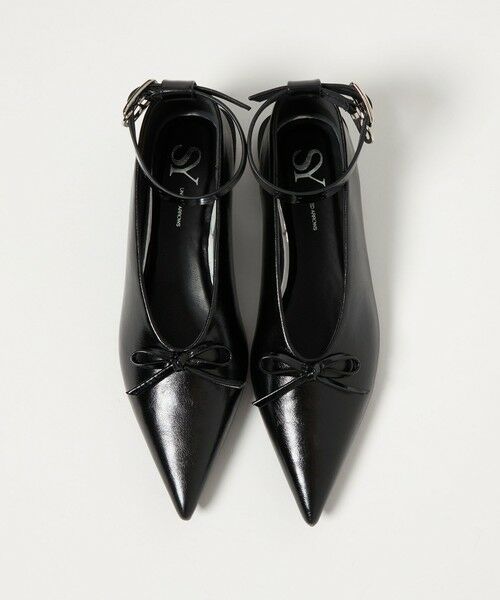 ODETTE E ODILE / オデット エ オディール フラットシューズ | ＜SY＞ ポインテッドリボンベルト フラット15↑ | 詳細5