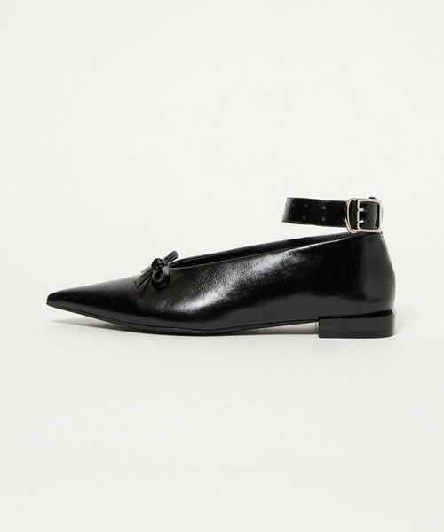 ODETTE E ODILE/オデット エ オディール <SY> ポインテッドリボンベルト フラット15↑ BLACK 23cm ODETTE E ODILE/オデット エ オディール <SY> ポインテッドリボンベルト フラット15↑ BLACK 23cm