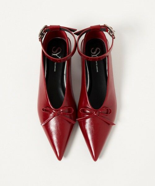ODETTE E ODILE / オデット エ オディール フラットシューズ | ＜SY＞ ポインテッドリボンベルト フラット15↑ | 詳細11