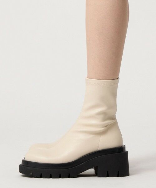 ODETTE E ODILE / オデット エ オディール ブーツ（ショート丈） | ＜SY＞ タンクソールスト ショートブーツ75↑ | 詳細4
