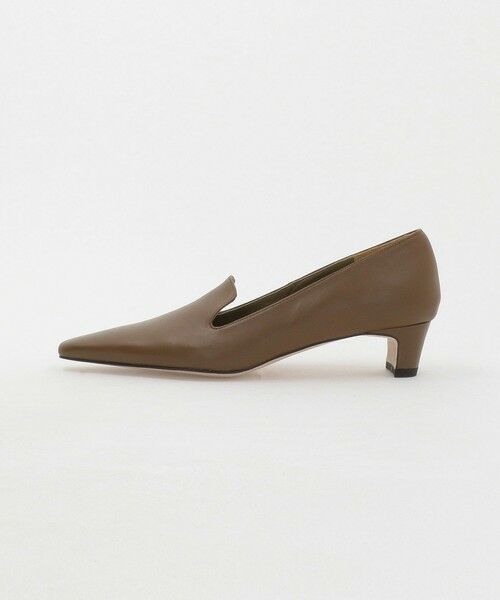 ODETTE E ODILE/オデット エ オディール ディープナロースクエア パンプス40↑ MD. BROWN 23cm ODETTE E ODILE/オデット エ オディール ディープナロースクエア パンプス40↑ MD. BROWN 23cm