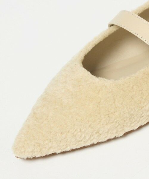 ODETTE E ODILE / オデット エ オディール フラットシューズ | ベルテッドシャギー フラット10↑ | 詳細5