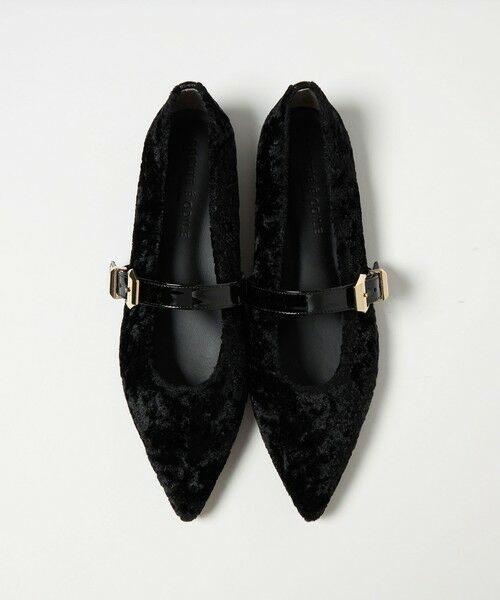 ODETTE E ODILE / オデット エ オディール フラットシューズ | ベルテッドシャギー フラット10↑ | 詳細10