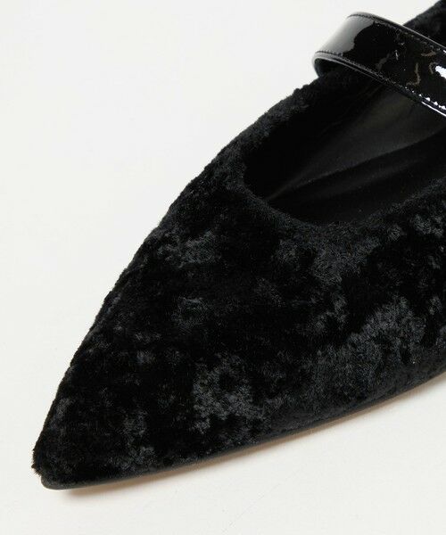 ODETTE E ODILE / オデット エ オディール フラットシューズ | ベルテッドシャギー フラット10↑ | 詳細11