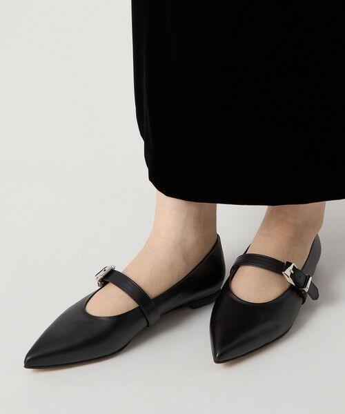 ODETTE E ODILE / オデット エ オディール フラットシューズ | ベルテッドシャギー フラット10↑ | 詳細22