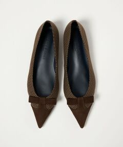 ODETTE E ODILE / オデット エ オディール フラットシューズ | ウィングリボンポインテッド フラット20↑