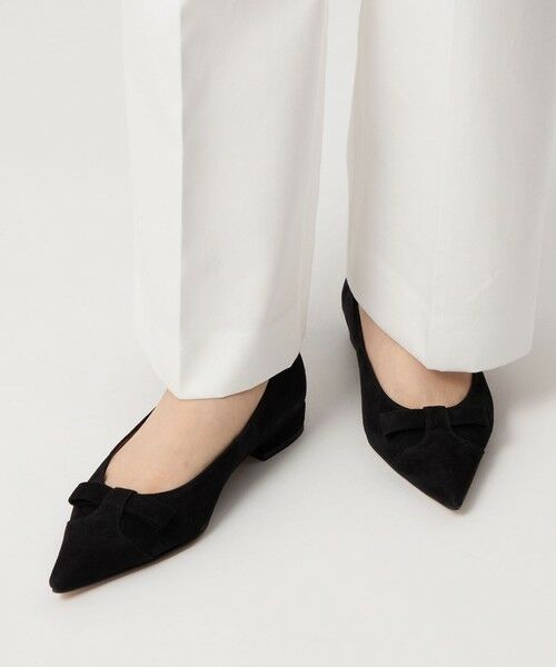 ODETTE E ODILE / オデット エ オディール フラットシューズ | ウィングリボンポインテッド フラット20↑ | 詳細2