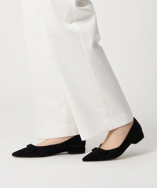 ODETTE E ODILE / オデット エ オディール フラットシューズ | ウィングリボンポインテッド フラット20↑ | 詳細3